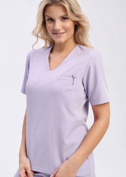 Pieguļoša medicīniskā blūze sievietēm Komfort Stretch (BL 61)