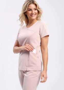 Pieguļoša medicīniskā blūze sievietēm Komfort Stretch (BL 62)