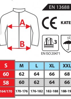 Atstarojoša siltināta jaka "parka"  (BH80K3)