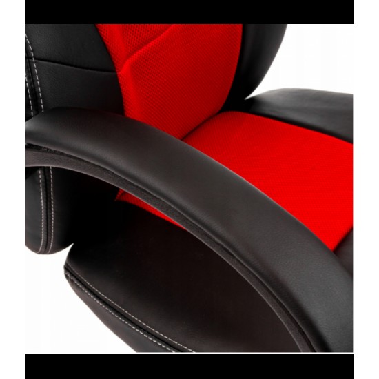Офисный стул VANGALOO 2720-2, черный / красный (2200496486328)