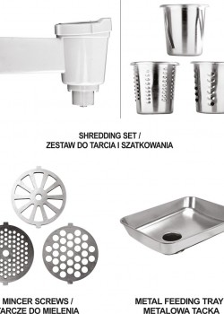 Gaļas maļamā mašīna 1200W, 4in1 (67901) Gaļas maļamā mašīna 1200W, 4in1 (67901)