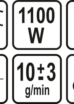 CEĻOJUMU GLUDEKLIS 1100W (68100) CEĻOJUMU GLUDEKLIS 1100W (68100)
