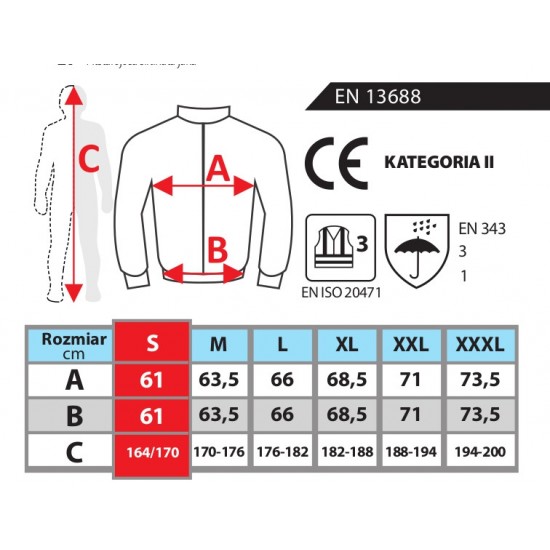 Atstarojoša siltināta jaka "Bomber"  (BH80K2)