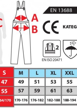 Atstarojošas siltinātas bikses ar lēncem (BH80SO2)
