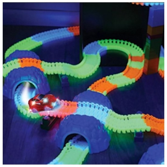 Playground track with shining car (220 pcs.) (R13) Playground track with shining car (220 pcs.) (R13)