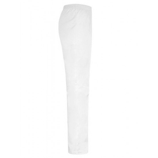 Женские медицинские брюки с эластичной резинкой на талии, белые (SC4-B)