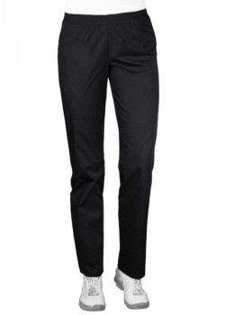 Sieviešu medicīniskās bikses ar elastīgu jostasvietu, melnas (SC4-C) Sieviešu medicīniskās bikses ar elastīgu jostasvietu, melnas (SC4-C)