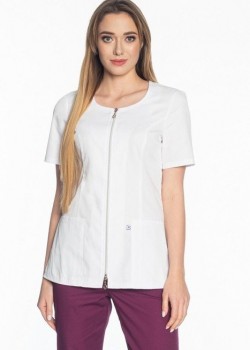 Medicīnas blūze ar rāvējslēdzi (ZC1-B)