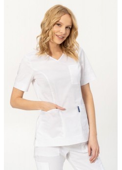 Medicīniskā blūze, balta (BE6-B) 