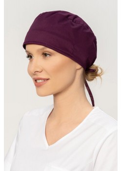 Cepure mediķiem, burgundija (CE1-Bu)