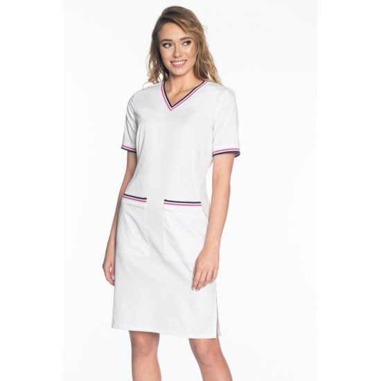 Medicīniskā kleita Soft Stretch sievietēm, pelēka (SKE5-B2)