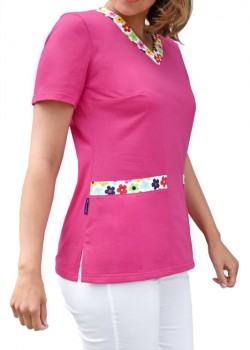 Sieviešu medicīniskā blūze, 100% kokvilna (BD4-F)