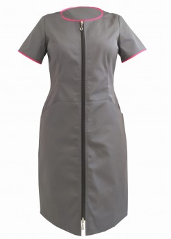 Medicīnas kleita ar rāvējslēdzēju (M23-PE)