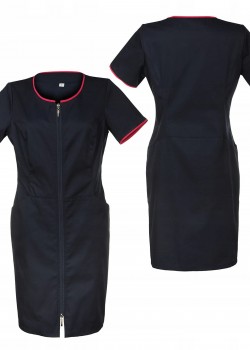 Medicīnas kleita ar rāvējslēdzēju (M23-TZ)