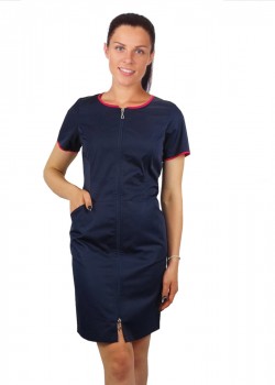 Medicīnas kleita ar rāvējslēdzēju (M23-TZ)