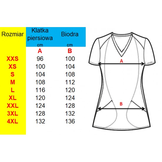 Medicīnas blūze ar 3/4 piedurknēm (M95-BUR)