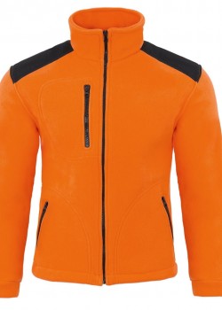 Medicīniskais flīsa džemperis (FLRA340-OR-BK)