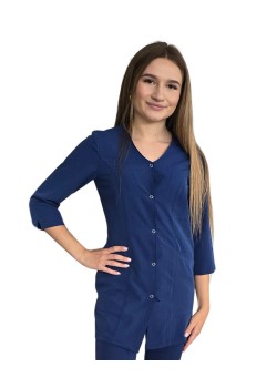 Medicīnas blūze ar  3/4 piedurknēm