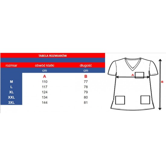 Vīriešu medicīniskai krekls (M22RK-G) 