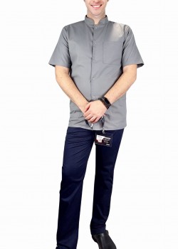 Vīriešu medicīnas apģērba komplekts Classic (M23RK-SZ|M21-G) 