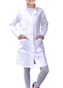 Bērnu medicīniskais halāts ar pogām (M33-B) Bērnu medicīniskais halāts ar pogām (M33-B)