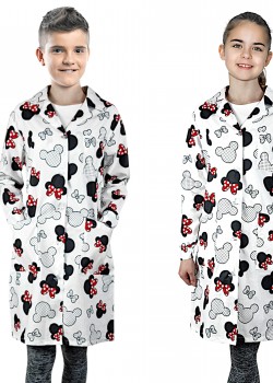 Bērnu medicīniskais halāts ar pogām (M33-W1) Bērnu medicīniskais halāts ar pogām (M33-W1)