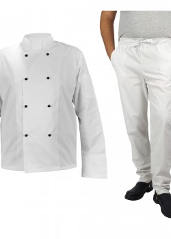 Pavāra komplekts - krekls un bikses (MG11RD-B|M11-B) Pavāra komplekts - krekls un bikses (MG11RD-B|M11-B)