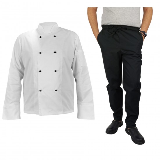 Pavāra komplekts - krekls un bikses (MG11RD-B|M11-CZ)