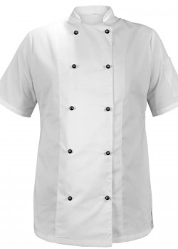 Pavāra blūze ar īsām piedurknēm sievietēm (MG21RK-B-1)