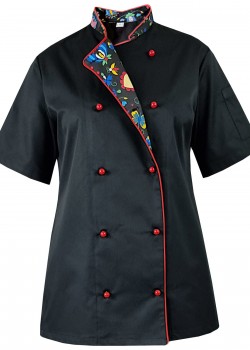 Pavāra blūze ar īsām piedurknēm sievietēm (MG24RK-CZ-W4)