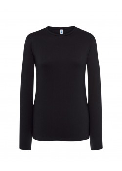 Sieviešu medicīniskais T-krekls ar garām piedurknēm (TSRL-CMF-LS-BK-M)