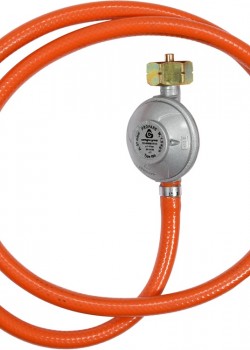 Gāzes regulators un šļūtene 1,5 m (99671) Gāzes regulators un šļūtene 1,5 m (99671)