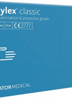 Nitrylex klasiski zili vienreizlietojamie cimdi Nitrylex klasiski zili vienreizlietojamie cimdi