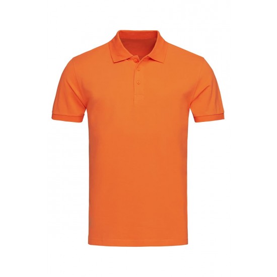 Medical Polo Shirt vīriešu oranžs rozā.XL