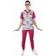 Medicīniskā blūze - rakstaina CLINIC BLOOM W1 4XL izmērs Medicīniskā blūze - rakstaina CLINIC BLOOM W1 4XL izmērs