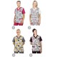 Medicīniskā blūze - rakstaina CLINIC BLOOM W1 4XL izmērs Medicīniskā blūze - rakstaina CLINIC BLOOM W1 4XL izmērs