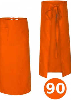 Priekšauts garums 90cm oranžs Priekšauts garums 90cm oranžs