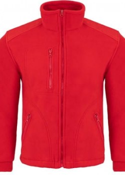 Sarkana medicīniskā flīsa jaka Sarkana medicīniskā flīsa jaka