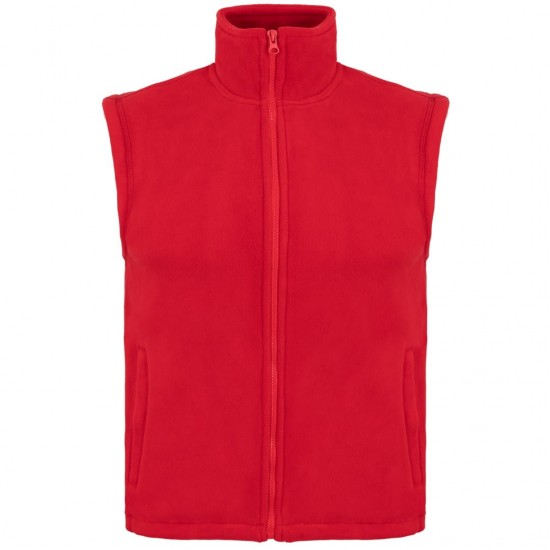 Medical fleece waistcoat Red