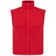 Medical fleece waistcoat Red