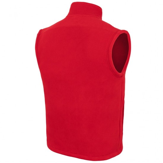 Medical fleece waistcoat Red