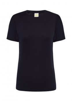 T-krekls dāmu sporta piegriezums, elpojošs materiāls tumši zils T-krekls dāmu sporta piegriezums, elpojošs materiāls tumši zils