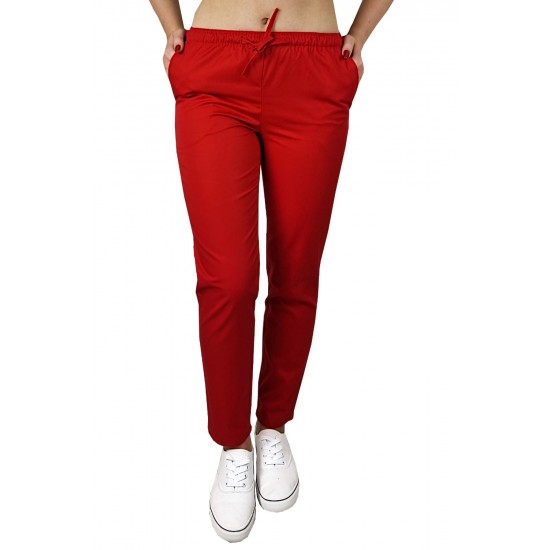 Medical cigarette trousers red size 4XL