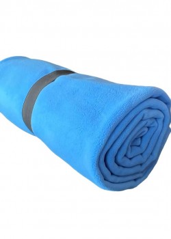 Flīsa sega gaiši zila 160x130cm Flīsa sega gaiši zila 160x130cm