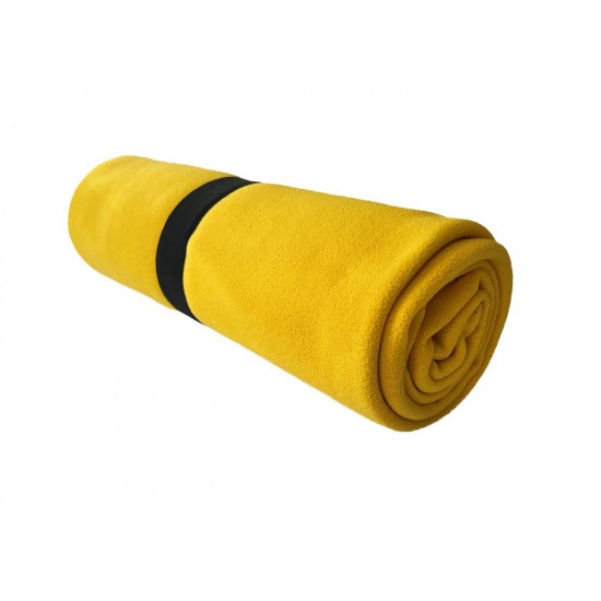 Fleece blanket yellow