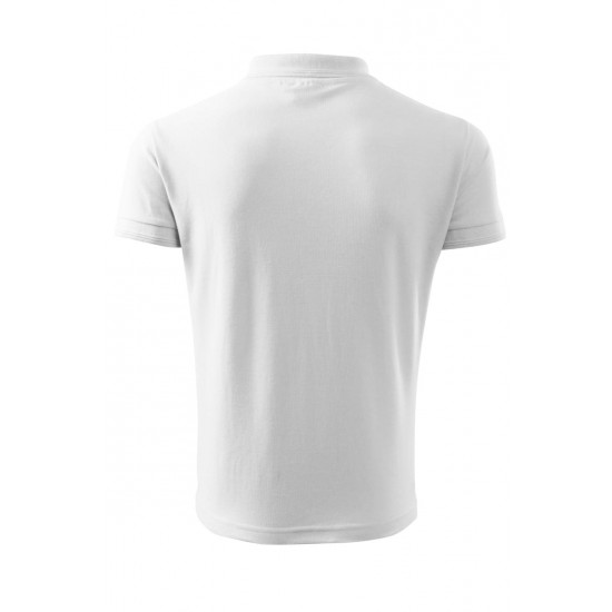Medicīniskais vīriešu polo krekls balts roz.5XL