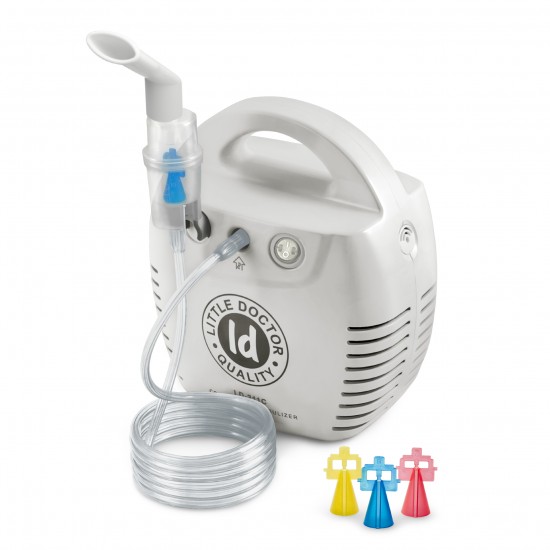 Virzuļa inhalators LD-211C balts