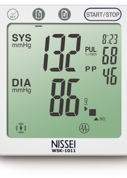 Automātiskais plaukstas asinsspiediena mērītājs NISSEI WSK-1011 Automātiskais plaukstas asinsspiediena mērītājs NISSEI WSK-1011