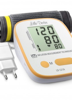 Automātisks elektroniskais asinsspiediena mērītājs ar barošanas bloku LD521A Automātisks elektroniskais asinsspiediena mērītājs ar barošanas bloku LD521A