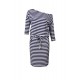 Sporty dress - Blue stripes 13-34     